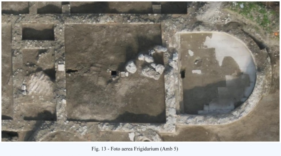 Fig. 13 - Foto aerea Frigidarium (Amb 5)